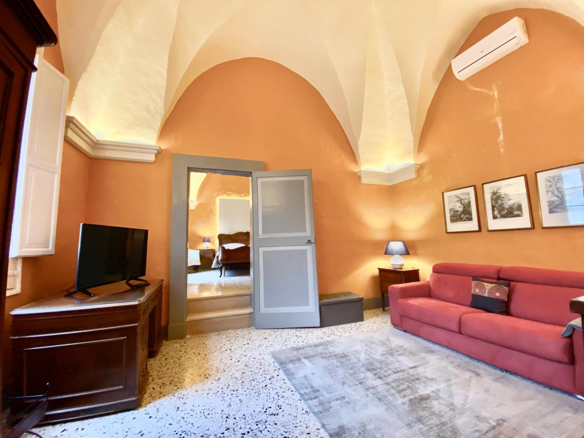 莱切Palazzo De Carlo E Il Parco Dei 7 Pozzi住宿加早餐旅馆 外观 照片