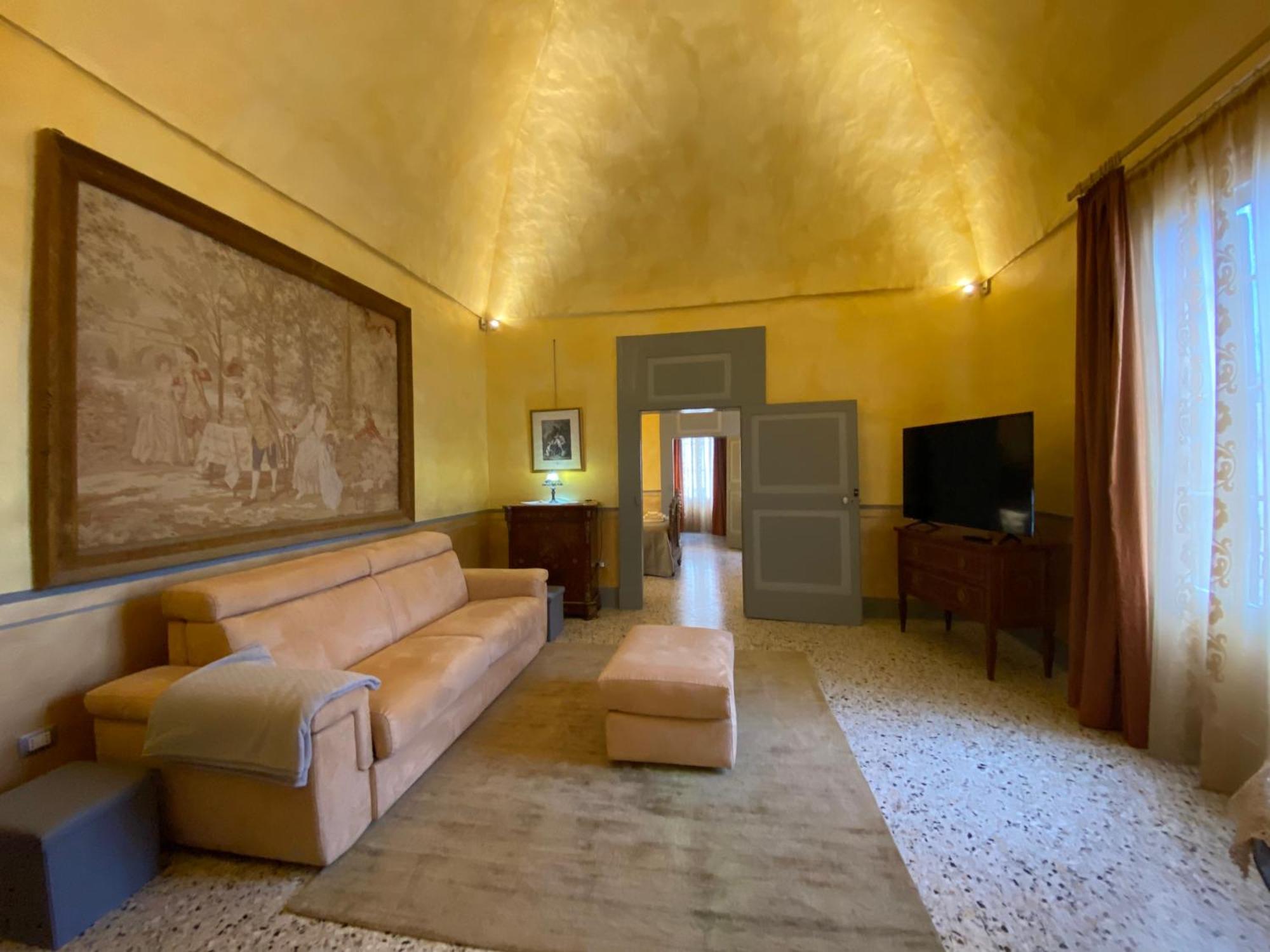 莱切Palazzo De Carlo E Il Parco Dei 7 Pozzi住宿加早餐旅馆 外观 照片